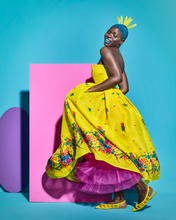 Load image into Gallery viewer, Yellow Corset Dress