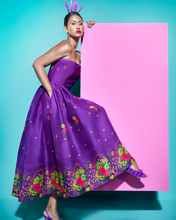 Load image into Gallery viewer, Purple Corset Dress