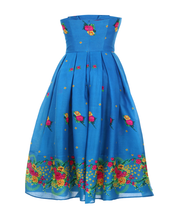 Load image into Gallery viewer, Blue Corset Dress