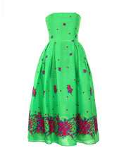Load image into Gallery viewer, Green Corset Dress